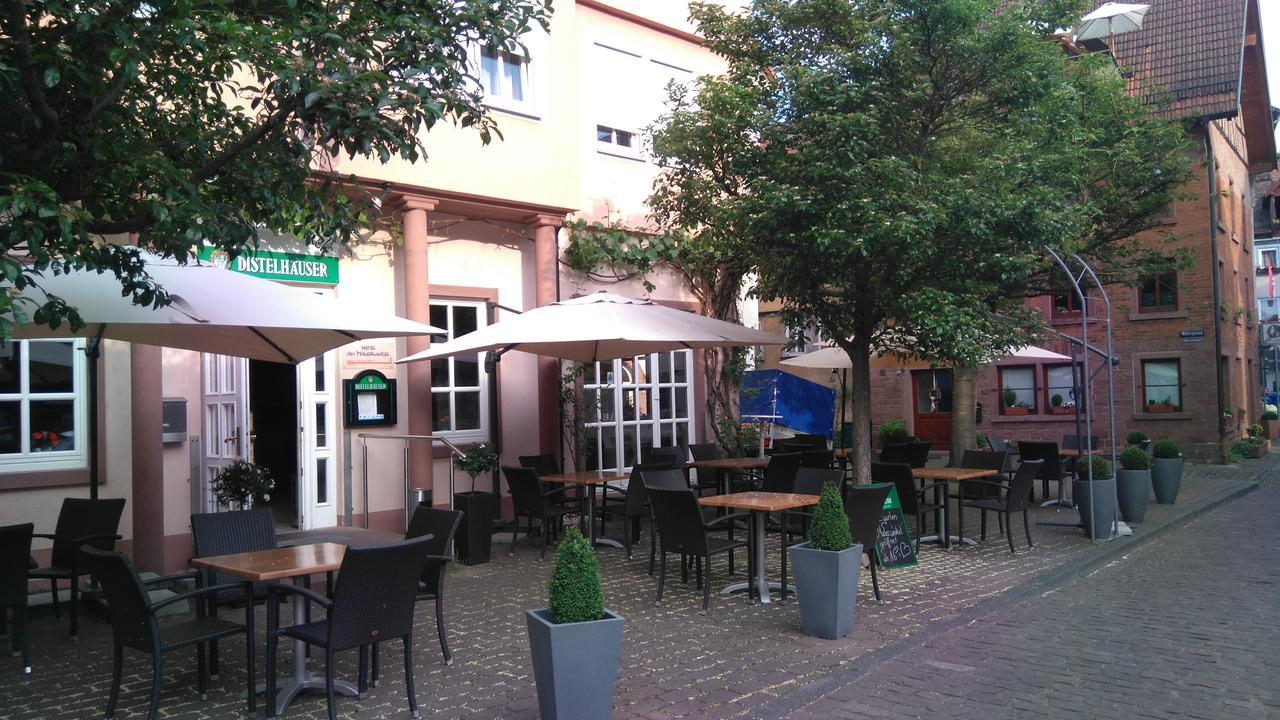 Hotel Loewensteiner Hof Haus Am Neuplatz Wertheim Exterior photo